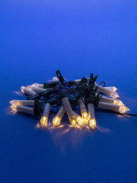 Светодиодная гирлянда Uniel Свечки 220V теплый белый ULD-S0400-020/SGA Warm White IP20 Candles UL-00005468