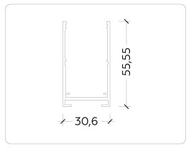 Шинопровод Ambrella Light Track System Magnetic 220V GL1006