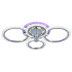 Потолочная светодиодная люстра Profit Light 8027/4 CHR