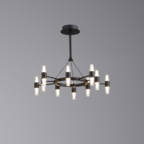 Люстра подвесная Alfa Light F3024-58 BLACK