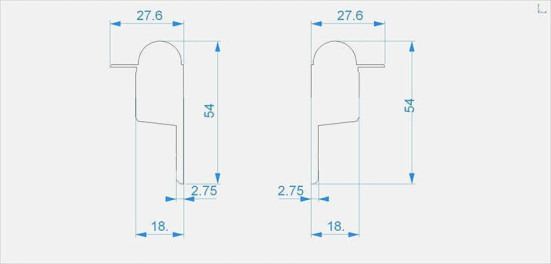 Заглушка Deko-Light End Cap R-EL-03-10 Set 2 pcs 979710