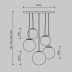 Подвесная люстра Maytoni Basic form MOD321PL-05B