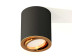 Комплект накладного поворотного светильника Ambrella light XS7422003 SBK/PYG черный песок/золото желтое полированное (C7422, N7004)