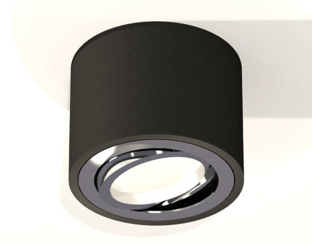 Комплект накладного светильника Ambrella light Techno Spot XS7511003 SBK/PSL черный песок/серебро полированное (C7511, N7003)