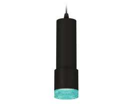 Комплект подвесного светильника Ambrella light Techno Spot XP7402004 SBK/BL черный песок/голубой (A2302, C6343, A2030, C7402, N7194)