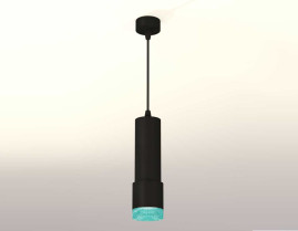 Комплект подвесного светильника Ambrella light Techno Spot XP7402004 SBK/BL черный песок/голубой (A2302, C6343, A2030, C7402, N7194)