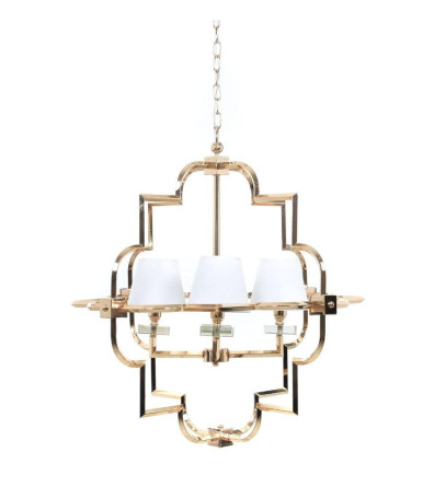 Подвесная люстра Lumina Deco Baltimore LDP 8020-4 GD+WT