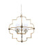 Подвесная люстра Lumina Deco Baltimore LDP 8020-4 GD+WT