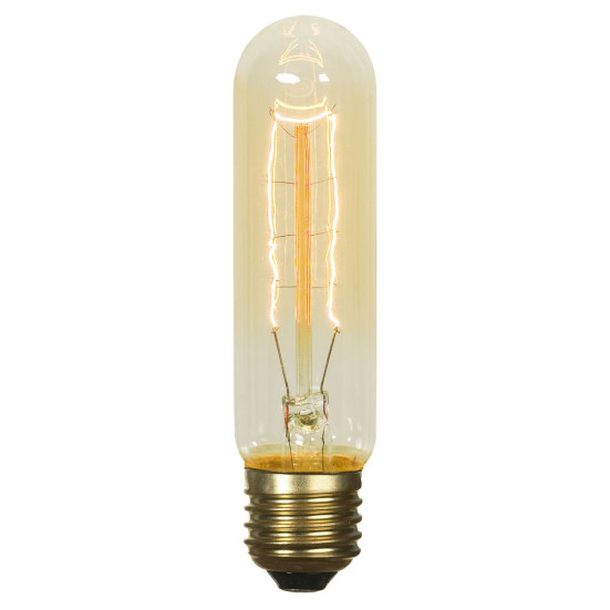 Лампа накаливания Е27 40W 3000K янтарная GF-E-76
