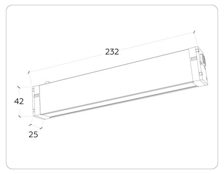 Трековый светодиодный светильник Ambrella Light Track System Magnetic 220V GL1262