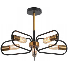 Потолочная люстра Illumico IL8253-5COU-79 BK GD