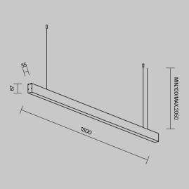 Линейный светильник Maytoni Technical LL312037