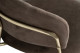 Стул обеденный велюровый темно-коричневый