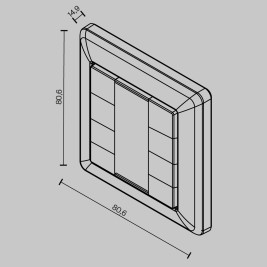 Панель управления Maytoni Lighting control 721042