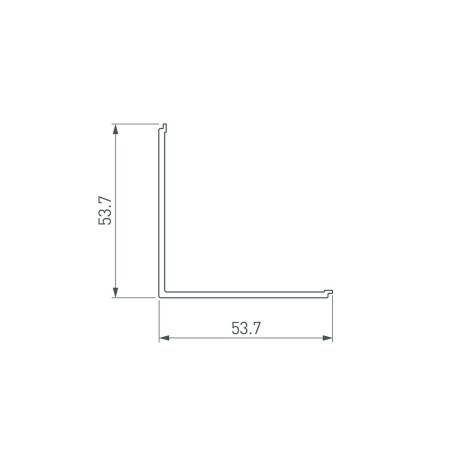 Рассеиватель Arlight Kant-H55 Square-Pm Opal 044587