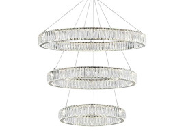 Вертикальная композиция Newport 8240 из трех колец хром №10 S8240_028CH