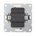 Выключатель LK Studio 1-кл., c индикатором (схема 1L) 16 A, 250 B (черный бархат) LK60 860208-1