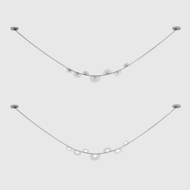 Подвесной светильник Crystal Lux BOSQUE SP7 L3000 GREY/TRANSPARENT