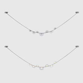 Подвесной светильник Crystal Lux BOSQUE SP7 L3000 GREY/TRANSPARENT
