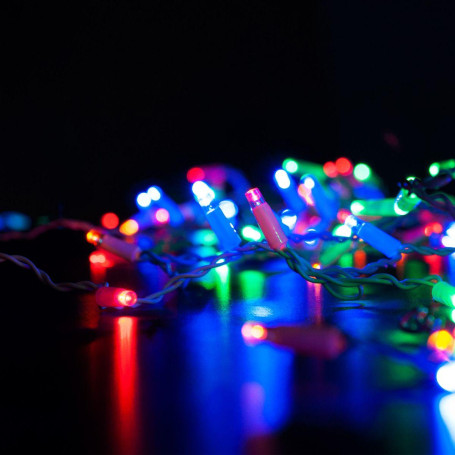 Уличная светодиодная гирлянда Eurosvet Бахрома 230V 100-101 мульти