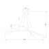 Подвесная люстра TK Lighting 2727 Helix Gold