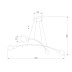 Подвесная люстра TK Lighting 2727 Helix Gold