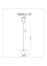 Светильник подвесной Moderli Scrumbel V11569-1P