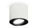 Комплект накладного светильника Ambrella light Techno Spot XS7401002 SWH/PBK белый песок/черный полированный (C7401, N7002)
