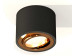 Комплект накладного светильника Ambrella light Techno Spot XS7511004 SBK/PYG черный песок/золото желтое полированное (C7511, N7004)