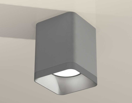 Комплект накладного светильника Ambrella light Techno Spot XS7814003 SGR/SSL серый песок/серебро песок (C7814, N7703)