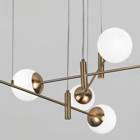 Подвесная люстра Eurosvet Planet 70146/6 латунь Smart