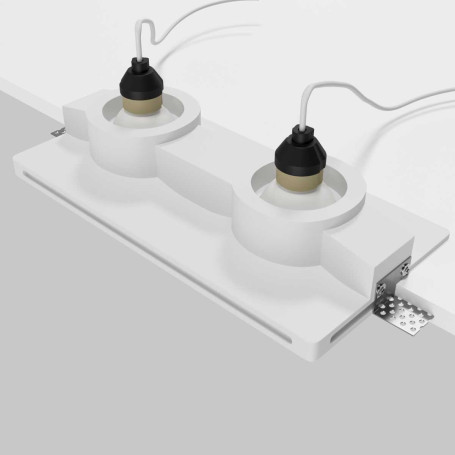 Встраиваемый светильник Maytoni Technical DL124-GU10-02-TRS-W