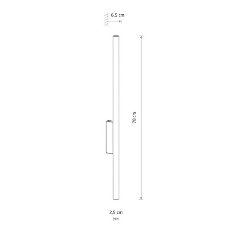Настенный светильник Nowodvorski Laser Wall Satine Copper 11815