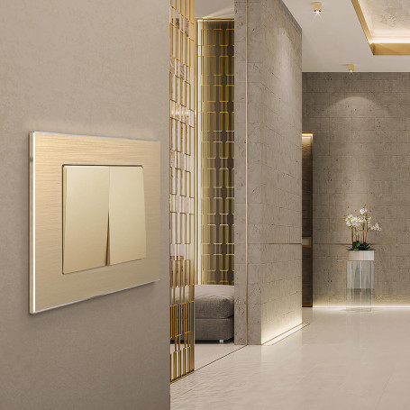 Рамка Werkel Aluminium на 1 пост шампань алюминий W0011711 4690389158001