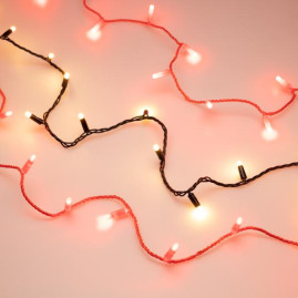 Уличная светодиодная гирлянда Ardecoled нить 230V красный ARD-String-Classic-10000-Red-100Led-Milk-STD Red 028210