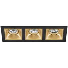 Комплект из светильников и рамки Lightstar Domino Quadro (214537+214503+214503+214503) D537030303