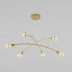 Подвесная люстра TK Lighting 2728 Helix Gold