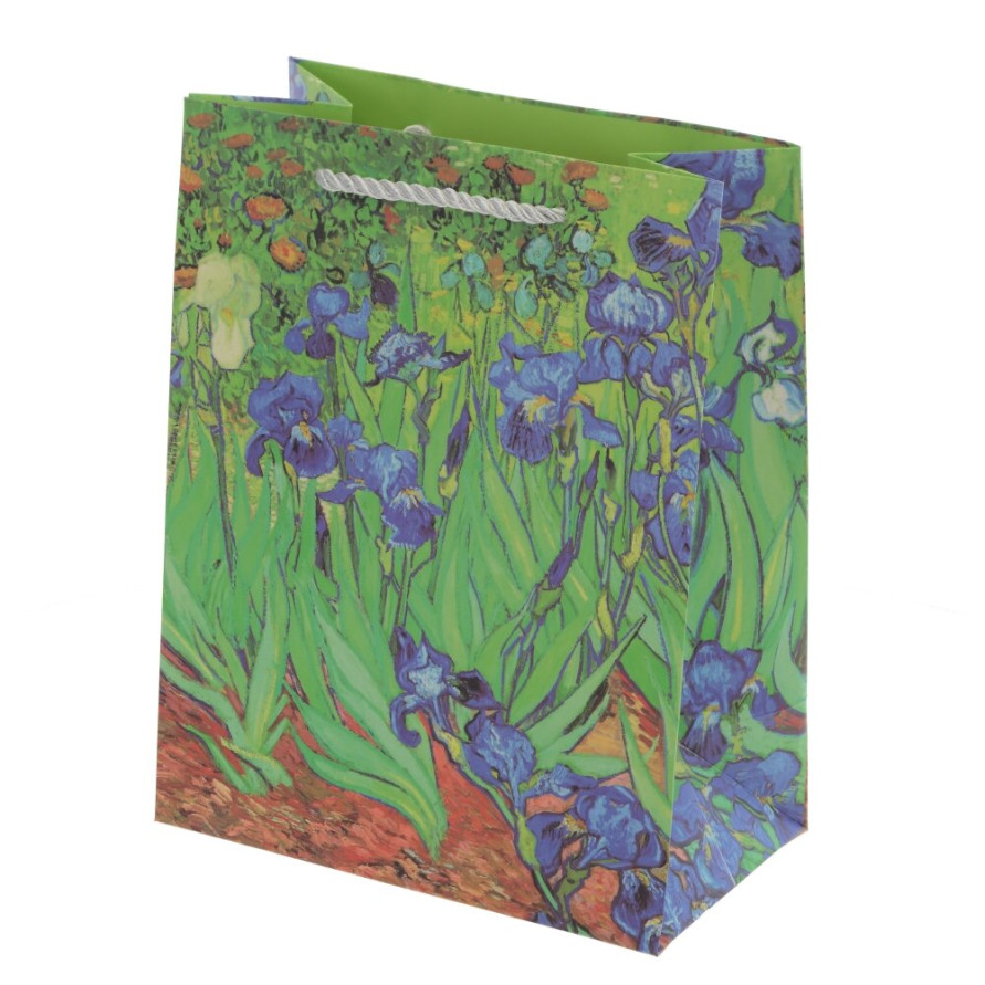 Пакет подарочный S (бумага 210г/м2, блок 12шт), L18 W10 H23 см, 4в.