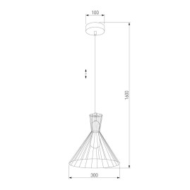Подвесной светильник TK Lighting 3350 Sahara