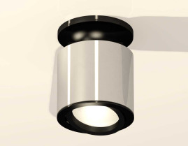 Комплект накладного светильника Ambrella light Techno Spot XS7405020 PSL/PBK серебро полированное/черный полированный (N7926, C7405, N7002)