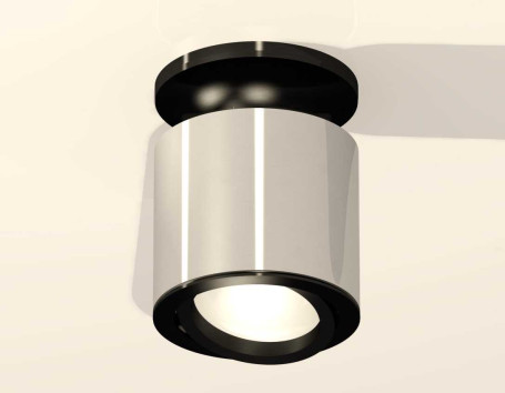 Комплект накладного светильника Ambrella light Techno Spot XS7405020 PSL/PBK серебро полированное/черный полированный (N7926, C7405, N7002)