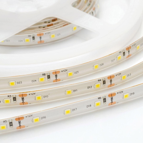 Светодиодная влагозащищенная лента OGM 4,8W/m 60LED/m 3528SMD теплый белый 5M LSE-047