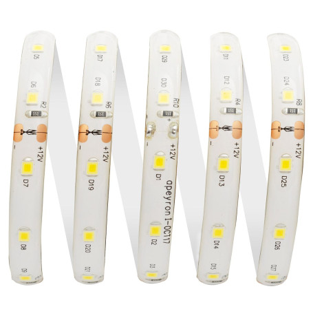 Светодиодная влагозащищенная лента OGM 4,8W/m 60LED/m 3528SMD теплый белый 5M LSE-047