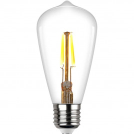 Лампа светодиодная филаментная REV VINTAGE ST64 E27 7W 2700K DECO Premium груша 32436 2
