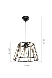 Подвесной светильник Toplight Georgiana TL1607H-01BK