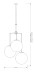 Подвесная люстра KUTEK MOOD Artu Glass ART-ZWD-3(Z)G350