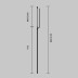 Шинопровод подвесной 1м вертикальный Maytoni Technical ARITY Busbar trunkings Arity TRX233-VL-1B