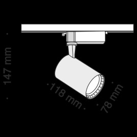 Трековый светильник Maytoni Technical TR003-1-12W3K-W