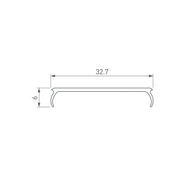 Рассеиватель Arlight W33-S-2000 Opal 041752