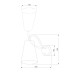 Бра TK Lighting 2445 Wire White